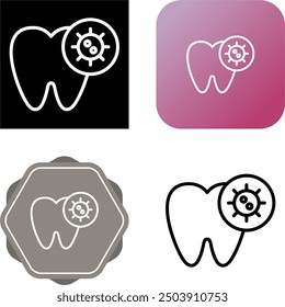 Tooth Unique Vector Icon Illustration