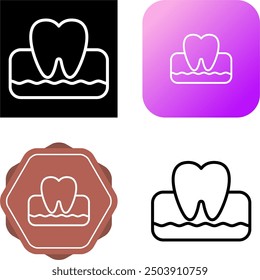 Tooth Unique Vector Icon Illustration