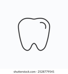 Tooth vector flat icon set.eps