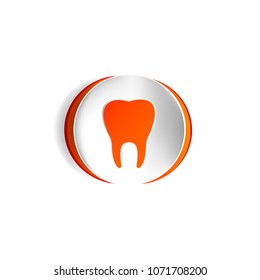 Tooth Vector Icon.