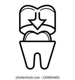 Tooth vector icon