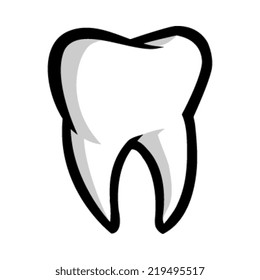 Tooth vector icon