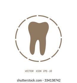 Tooth vector icon