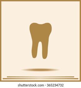 Tooth vector icon