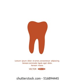 Tooth vector icon