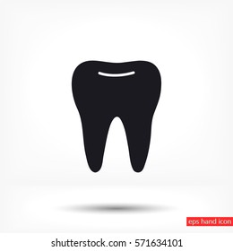 tooth vector icon