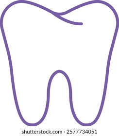 Tooth vector icon. Can be used for printing, mobile and web applications.