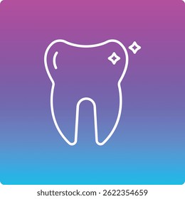 Tooth vector icon. Can be used for printing, mobile and web applications.
