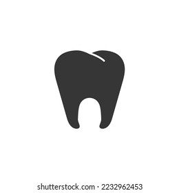 tooth vector icon dental and medical icon