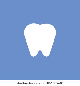 Tooth vector icon. Dentist symbol logo.