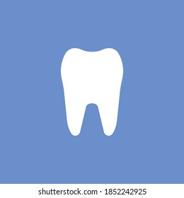 Tooth vector icon. Dentist symbol logo.