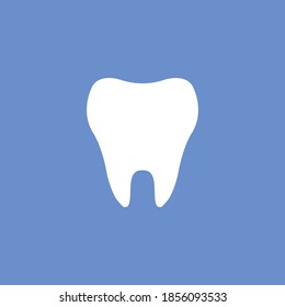 Icono de vector dental. Logo del símbolo dentista.