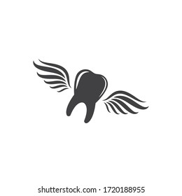 tooth vector icon  illustration design template