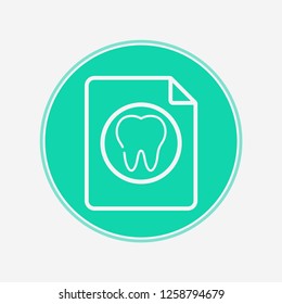 Tooth vector icon sign symbol