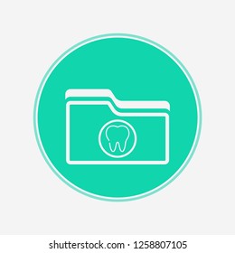 Tooth vector icon sign symbol