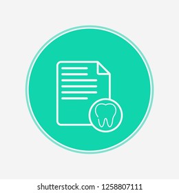 Tooth vector icon sign symbol