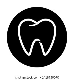 Tooth Vector icon. teeth vector illustration. dentist logo vector.
