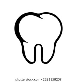 Tooth Vector icon. teeth illustration sign. dentist logo or symbol.