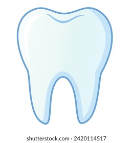 Tooth vector illustration, dental logo