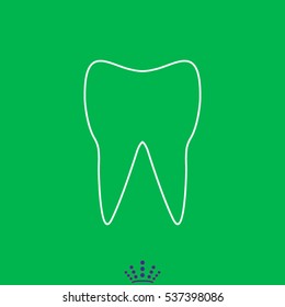 tooth, vector illustration EPS 10