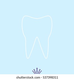 tooth, vector illustration EPS 10