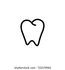 Tooth vector illustration icon