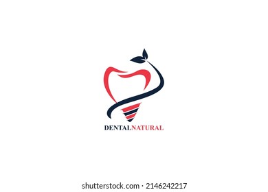 Tooth vector logo template for dentistry or dental clinic and health products. Dentist and dentistry clinic vector logo design.