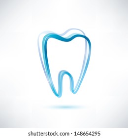 Tooth Vector Symbol