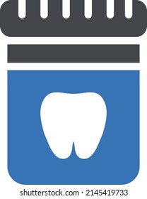 Tooth veneer whitening dental technician vector concept. Healthcare stomatology and cleaning professional teeth illustration