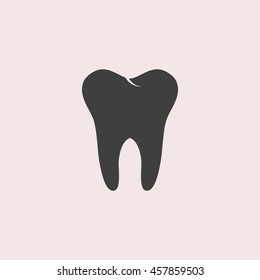 Tooth web icon. Isolated illustration
