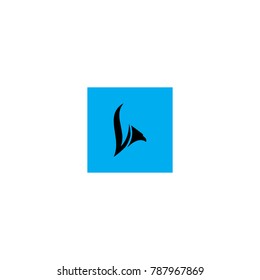 tooth of wild fish logo vector