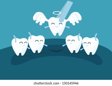 tooth wings