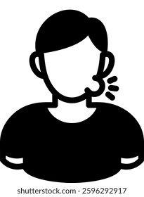 Toothache Icon Element For Design