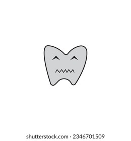 Icono de bigote plantilla de diseño de logo vectores 10.