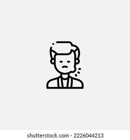 Toothache icon sign vector,Symbol, logo illustration for web and mobile