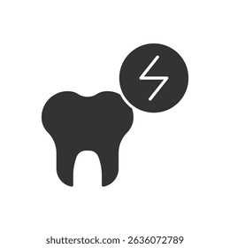 Toothache Icon - Tooth Pain Icon Sign Symbol