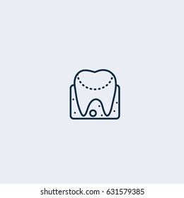 Toothache icon.Dental icon vector
