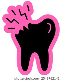 Toothache and Tooth Infection Icon