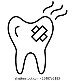 Toothache and Tooth Infection Icon