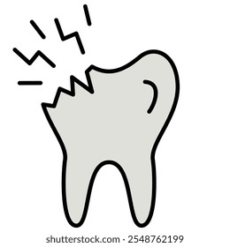 Toothache and Tooth Infection Icon
