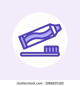 toothache vector icon, dental, dentist symbol. Modern,simple flat vector illustration for web site or mobile app