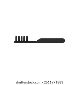 Toothbrush Black Vector Stock Illustrations.