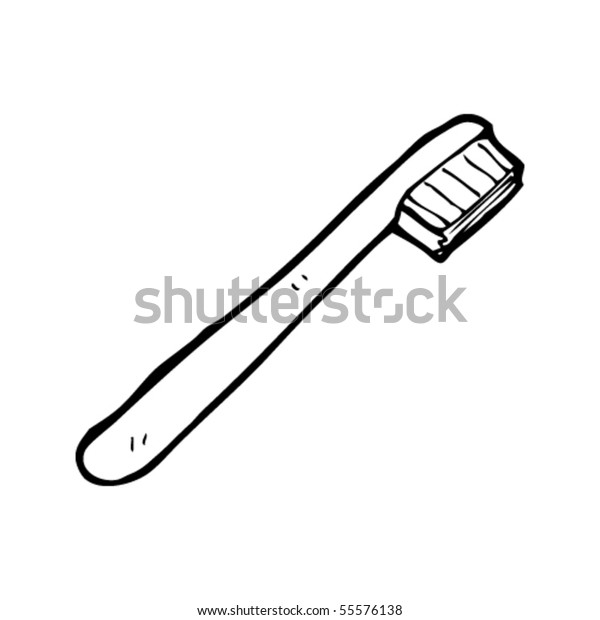 Toothbrush Cartoon Stock Vector (Royalty Free) 55576138