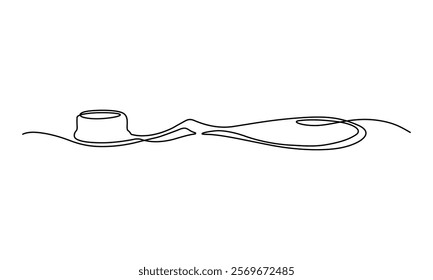 Toothbrush Continuous one line drawing. Dental care equipment at home. Brushing teeth. Teeth care concept. Oral care center