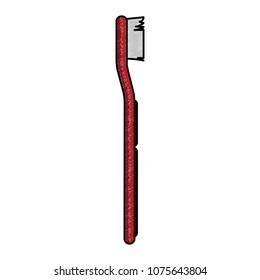 Toothbrush dental hygiene scribble