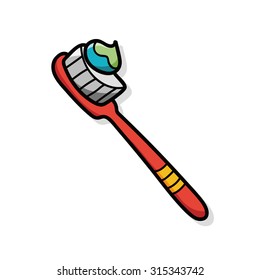 toothbrush doodle
