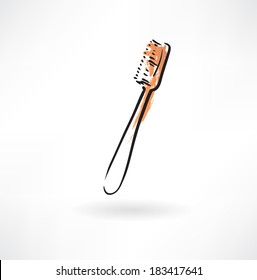 toothbrush grunge icon