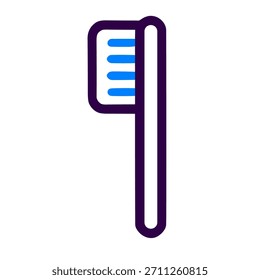 Toothbrush hygiene icon vector illustration