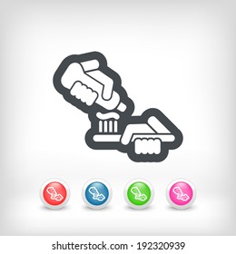 Toothbrush icon