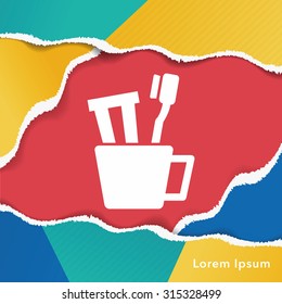 Toothbrush icon
